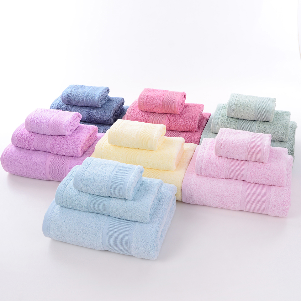 1103竹纖維毛巾方巾浴巾套巾系列