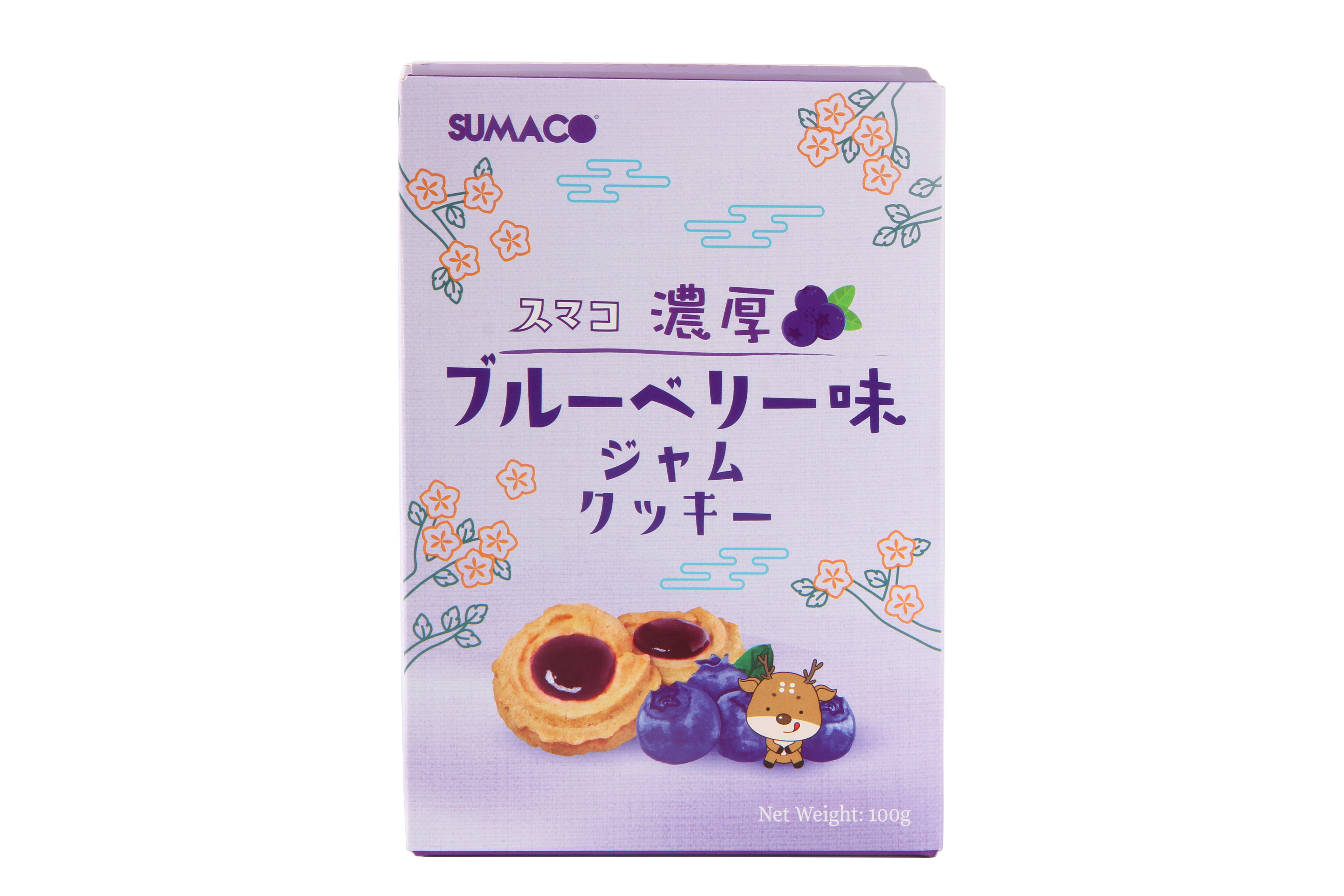 素瑪哥曲奇餅干（藍莓果醬風味）100g