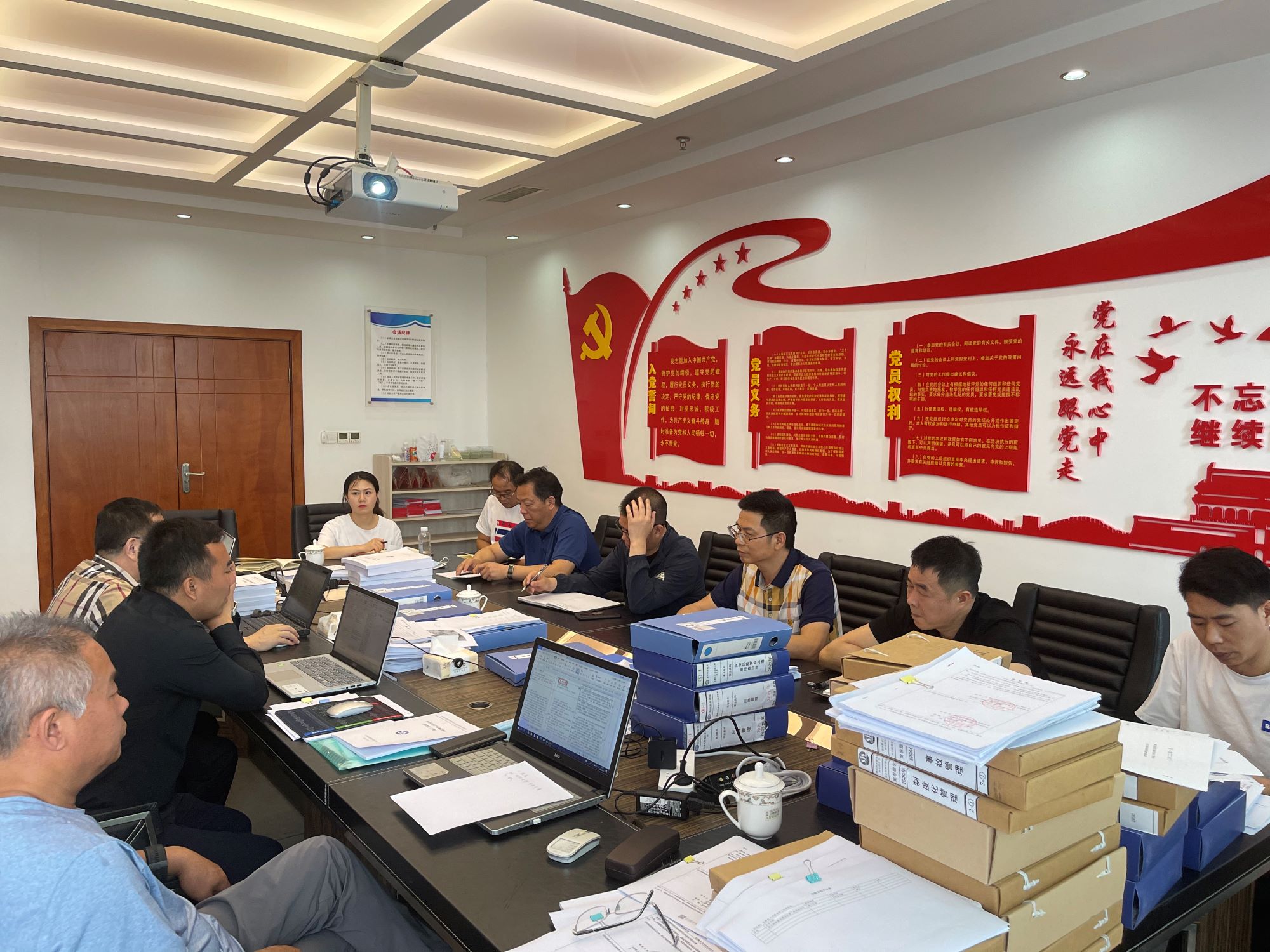 贵州省水利工程协会组织专家到公司进行安全生产标准化现场审核