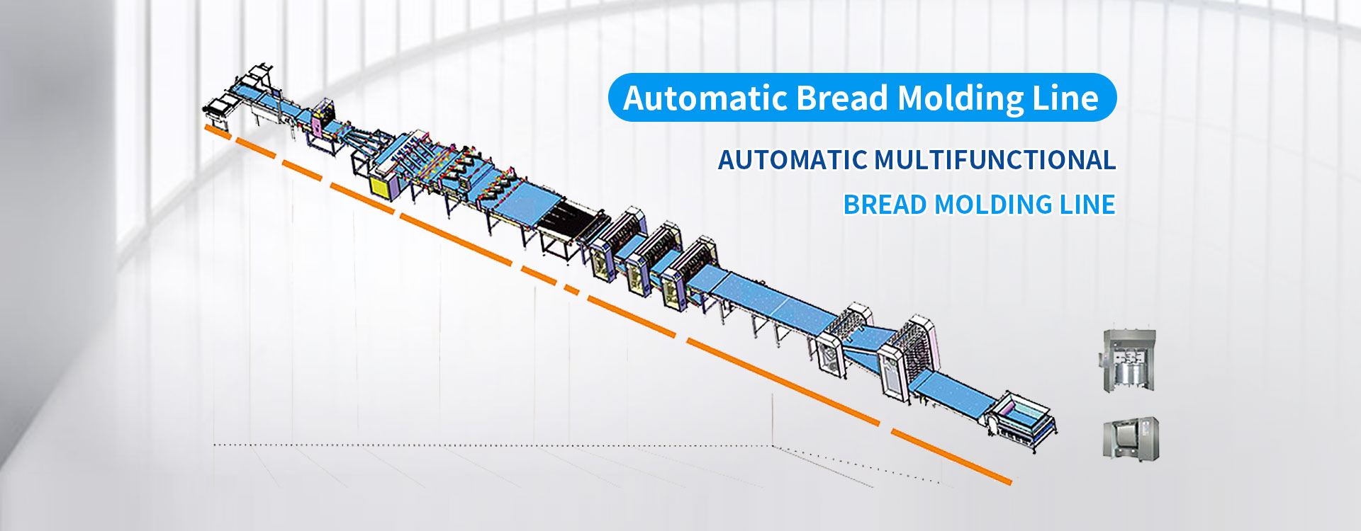 Automatic Multifunctional Bread Molding Line