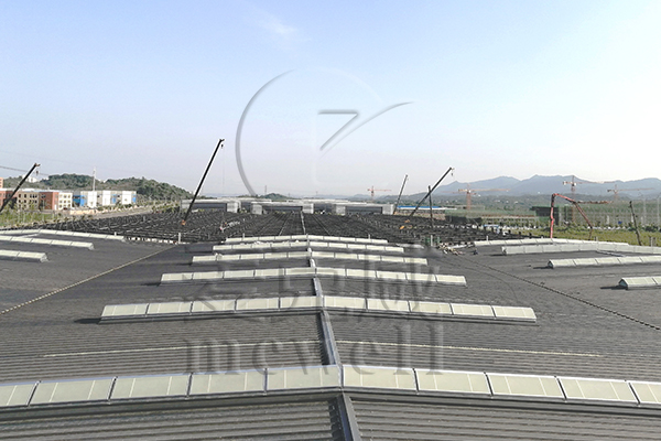 小康新能源汽车项目-重庆三角型电动采光排烟天窗