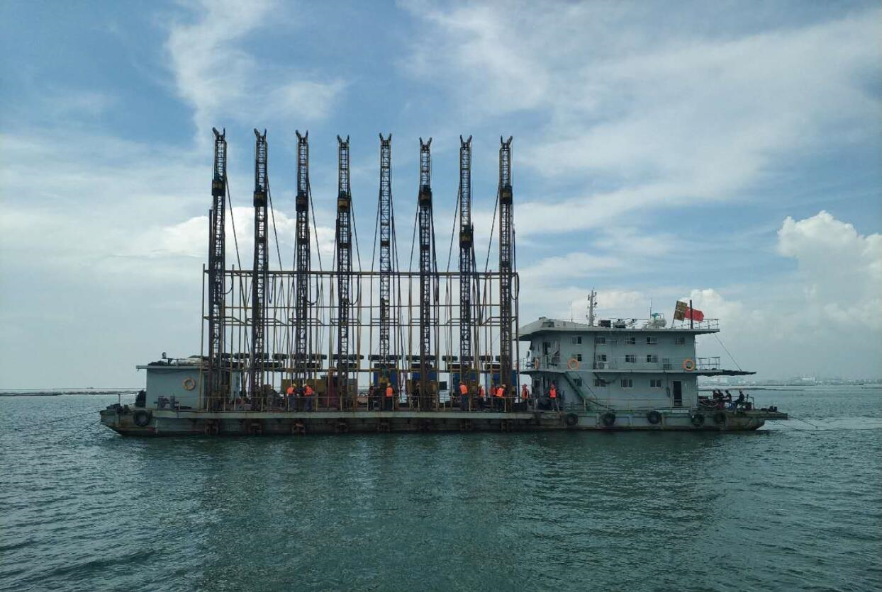 廣西天盛港務有限公司碼頭港池和調頭地淺點炸礁疏浚