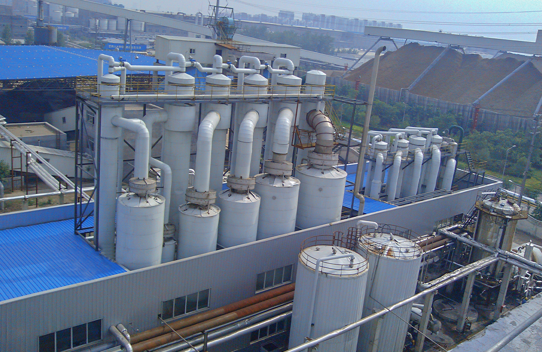 山東造紙企業廢水提取木糖降膜蒸發器裝置
