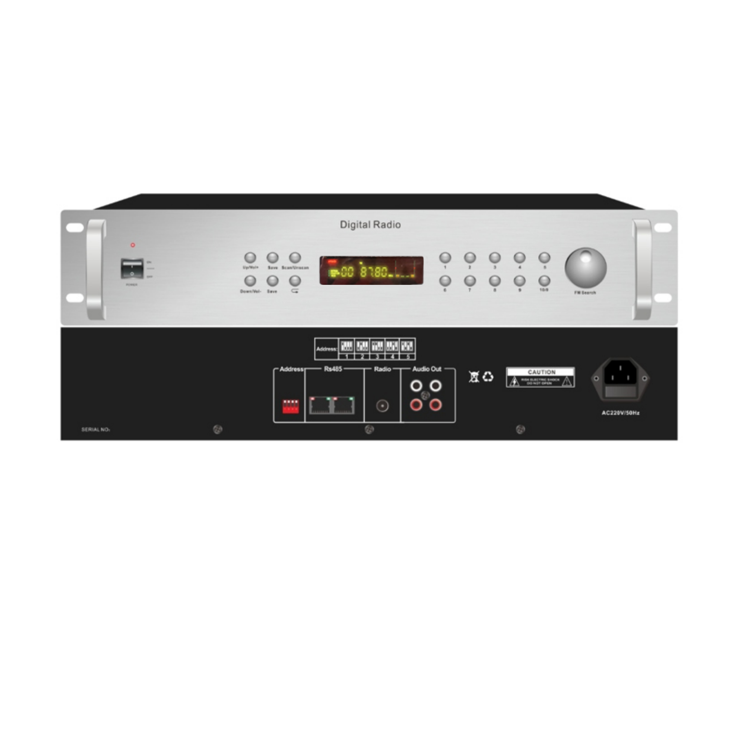 PA-970SK                    智能數控廣播FM/AM調諧器