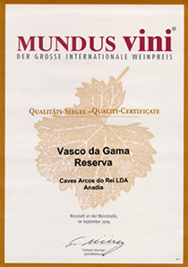 由凱威斯·阿克斯釀造的達伽馬葡萄酒在全球葡萄酒競賽中獲得銀獎