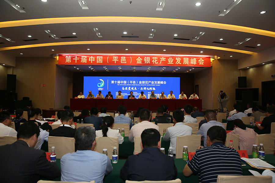 第十屆中國（平邑）金銀花產業發展峰會開幕