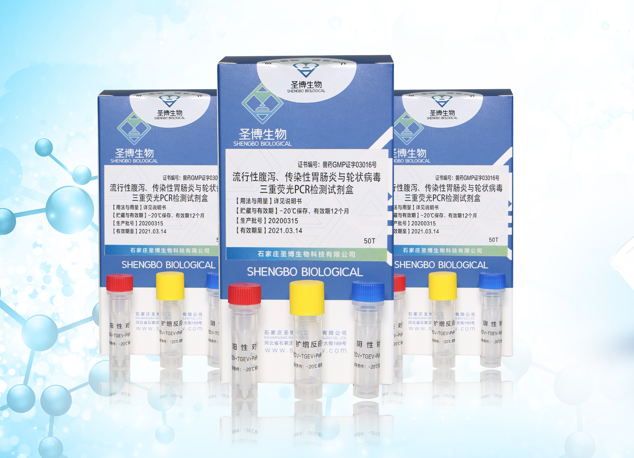流行性腹瀉、傳染性胃腸炎與輪狀病毒三重熒光PCR檢測試劑盒