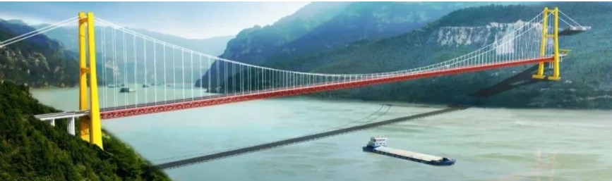 世界首創！卡哈洛金沙江特大橋世界首創型錨碇主體結構由我公司負責承建施工